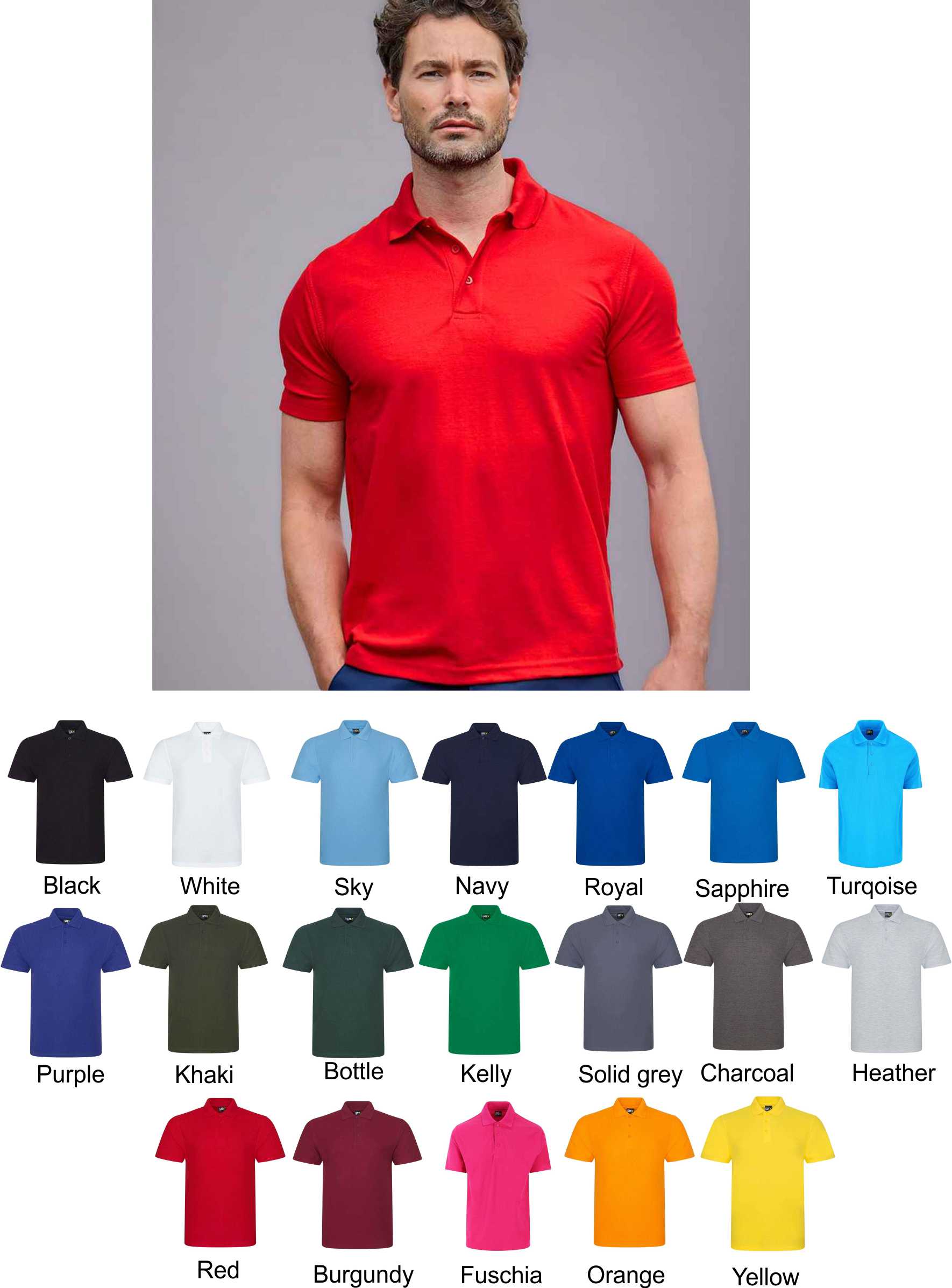 Pro RTX RX101 Pique Polo Shirt  Pro RTX RX101 Pique Polo Shirt